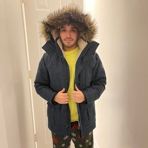 Blue Hollister Winter Jacket